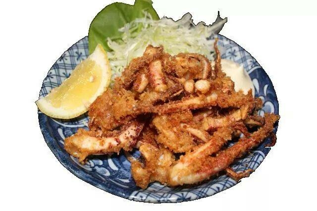 イカゲソ揚げ